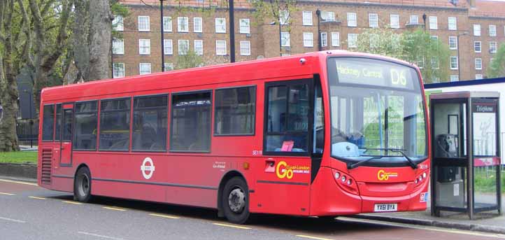 Go-Ahead London Docklands Alexander Dennis Enviro200 SE119